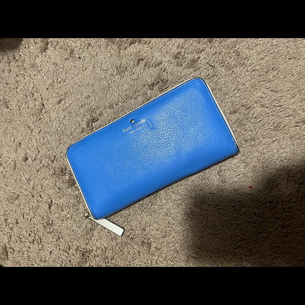 Kate spade blue wallet